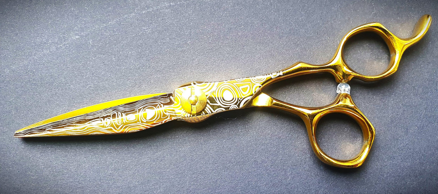 Sternsteiger Juego de tijeras para el cabello Gold Lightning, 6 pulgadas