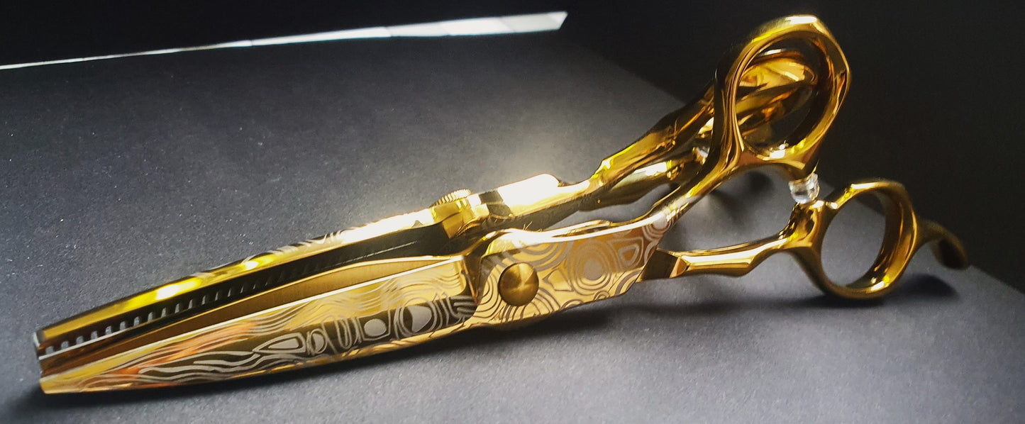 Sternsteiger Juego de tijeras para el cabello Gold Lightning, 6 pulgadas