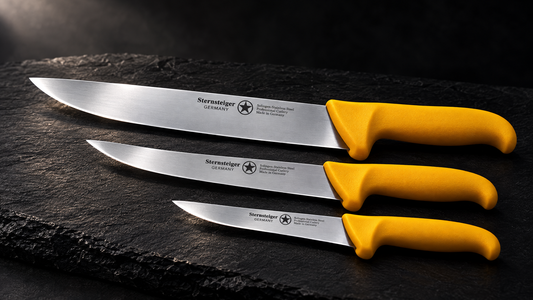 Sternsteiger Professional 3-Piece Butcher Knife Set