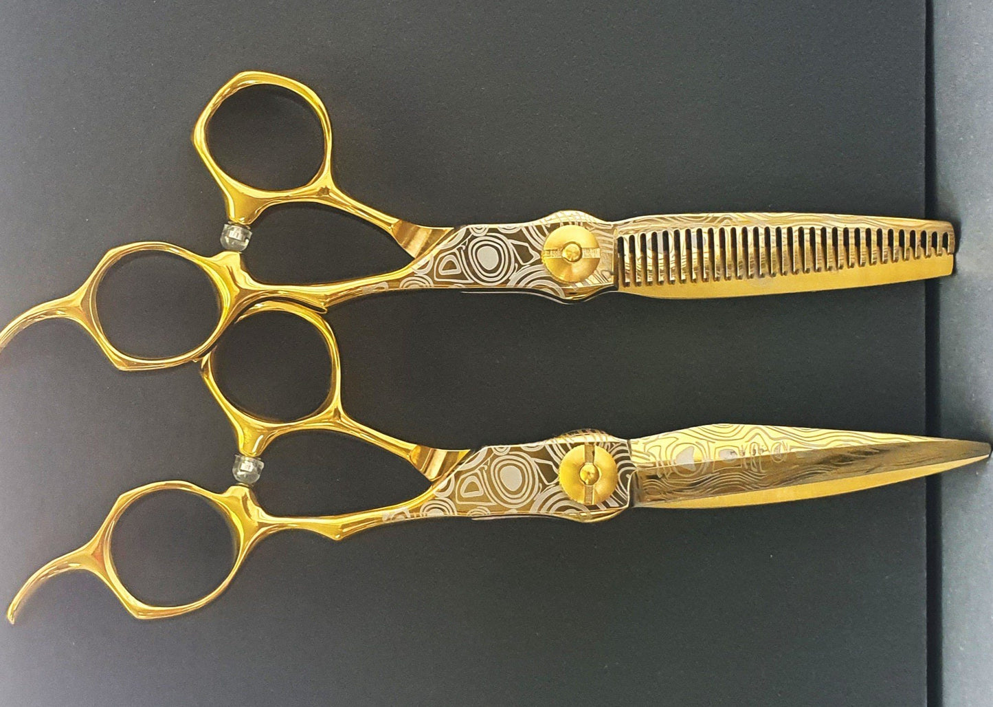 Sternsteiger Juego de tijeras para el cabello Gold Lightning, 6 pulgadas