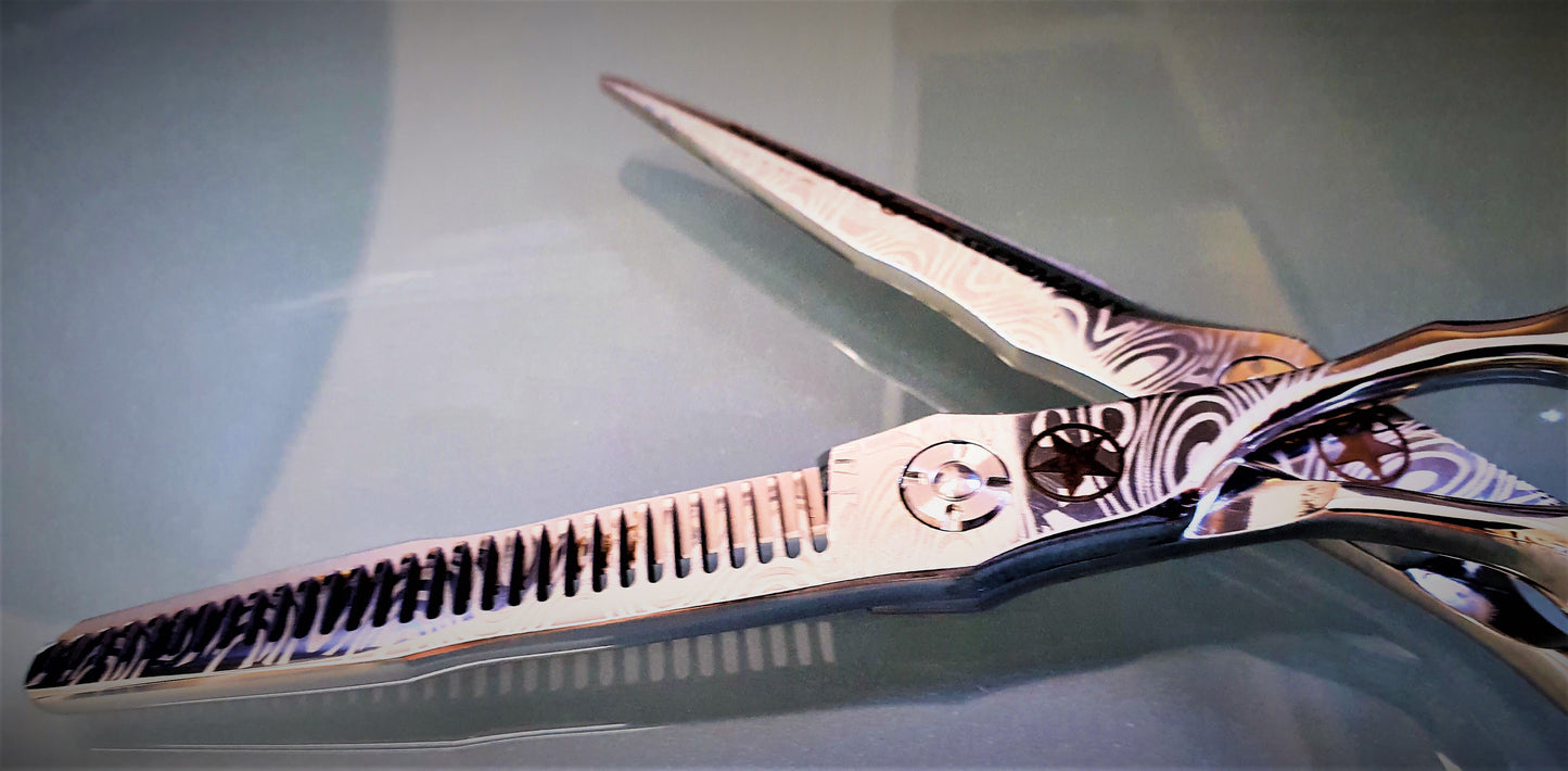 Sternsteiger Samurai Effilier hair shears in 6 inches