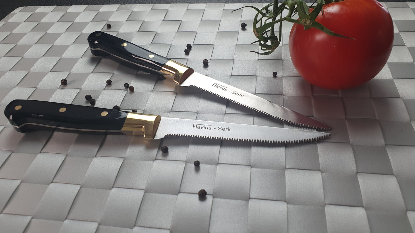 Cuchillos para carne Flavius - Juego de 12 piezas