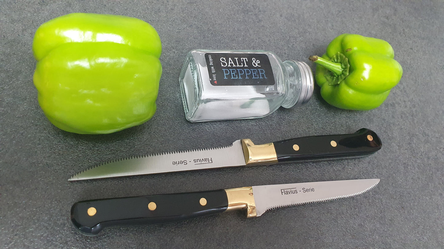 Cuchillos para carne Flavius - Juego de 12 piezas