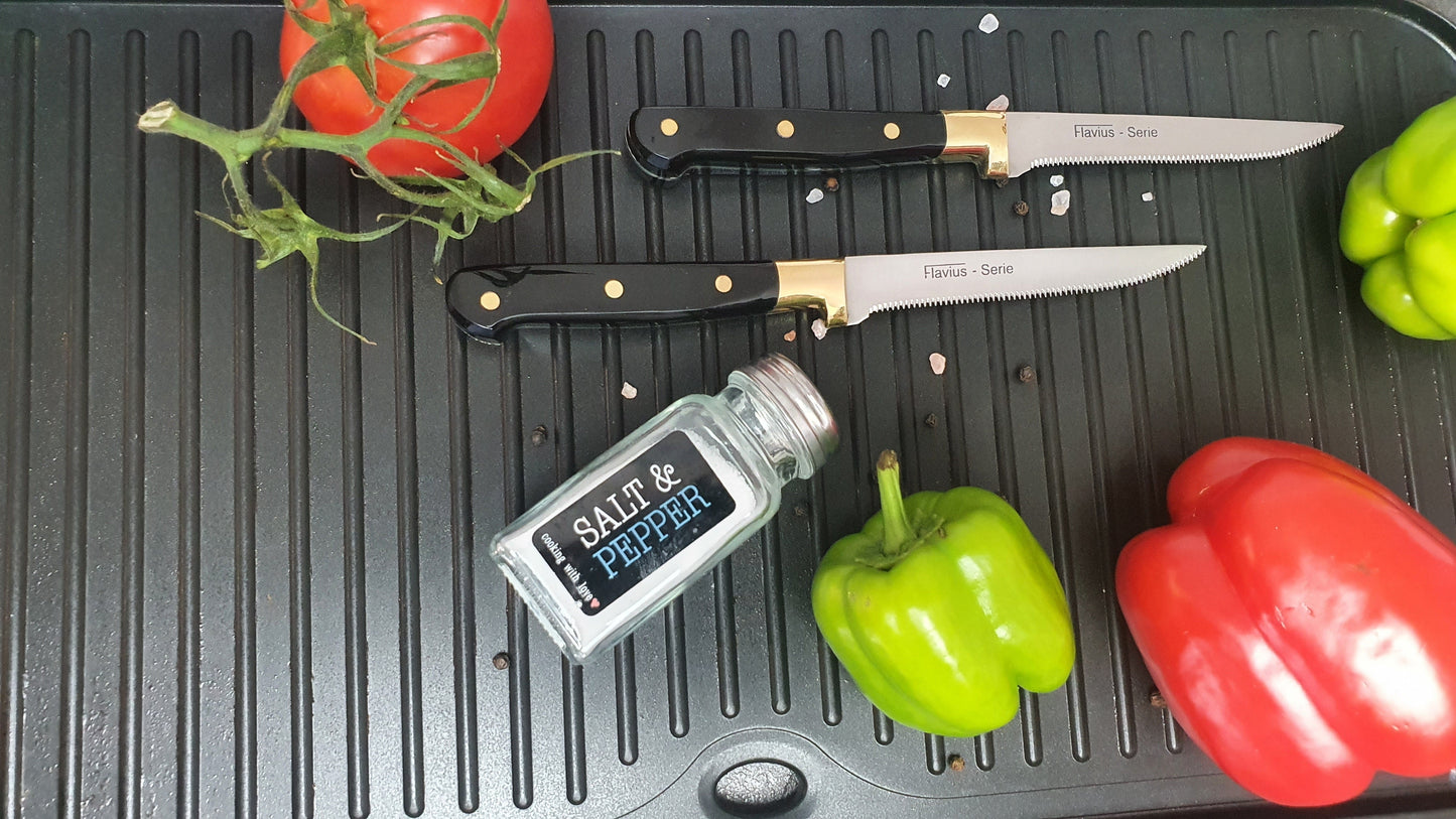 Cuchillos para carne Flavius - Juego de 12 piezas