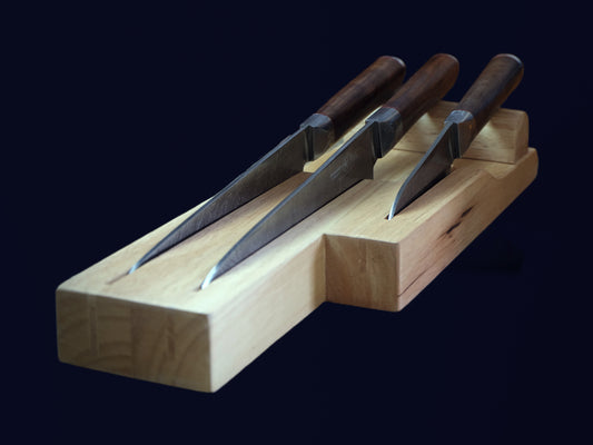 Soporte de exhibición para cuchillos Sternsteiger de 3 ranuras