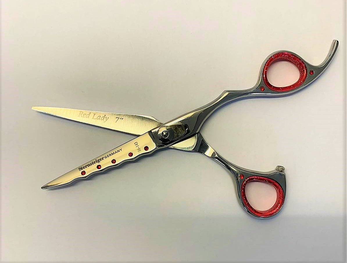 Haarschere Red Lady 7 inches