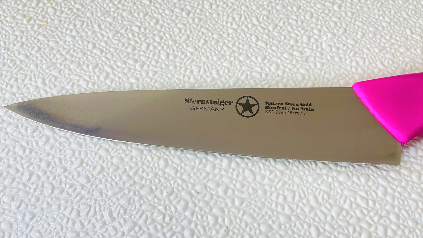 Cuchillo de Chef Ergo mango Rosa