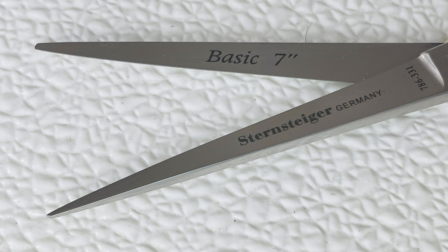 Sternsteiger offset hair shears in 7 inches