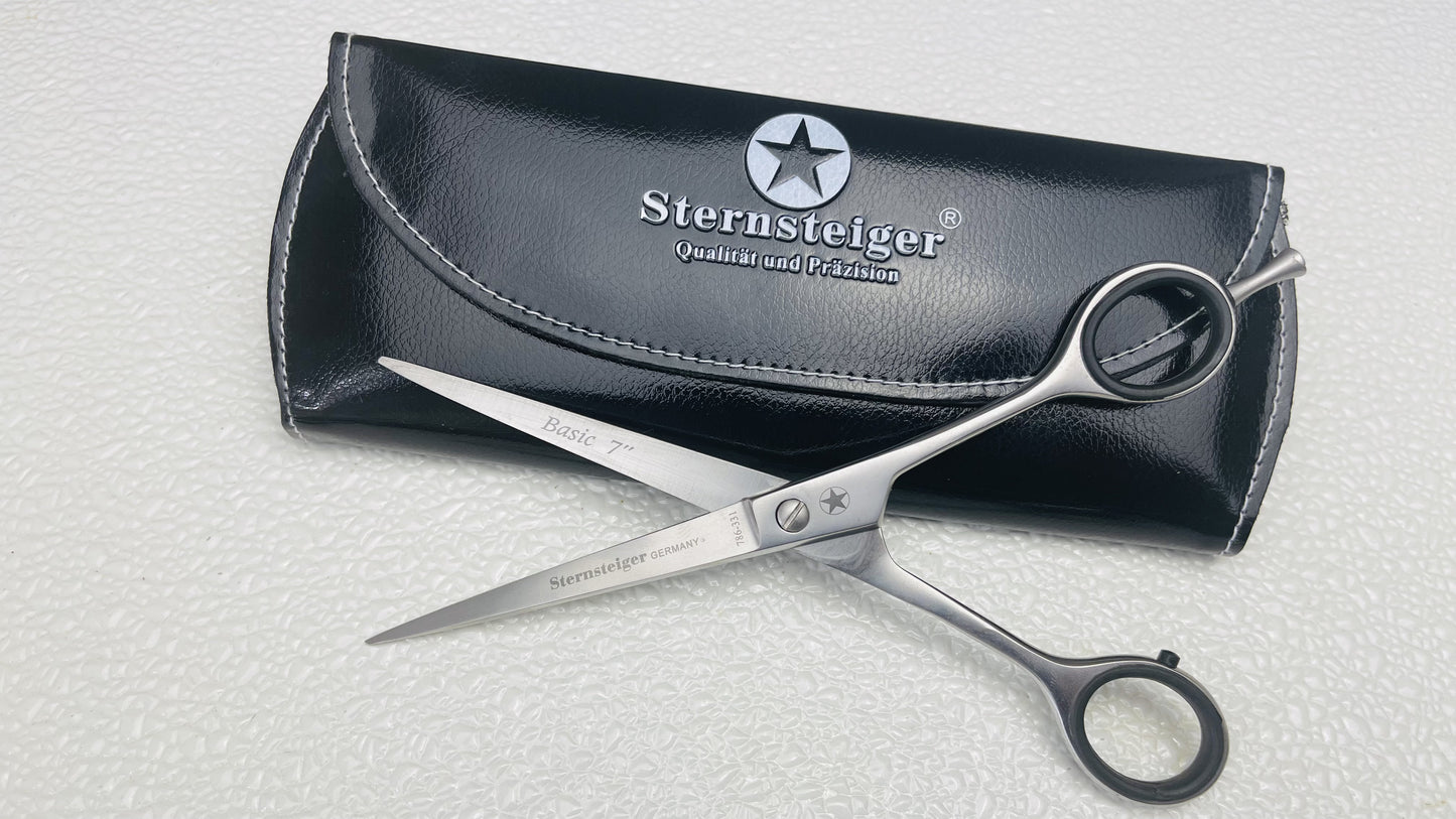 Sternsteiger offset hair shears in 7 inches