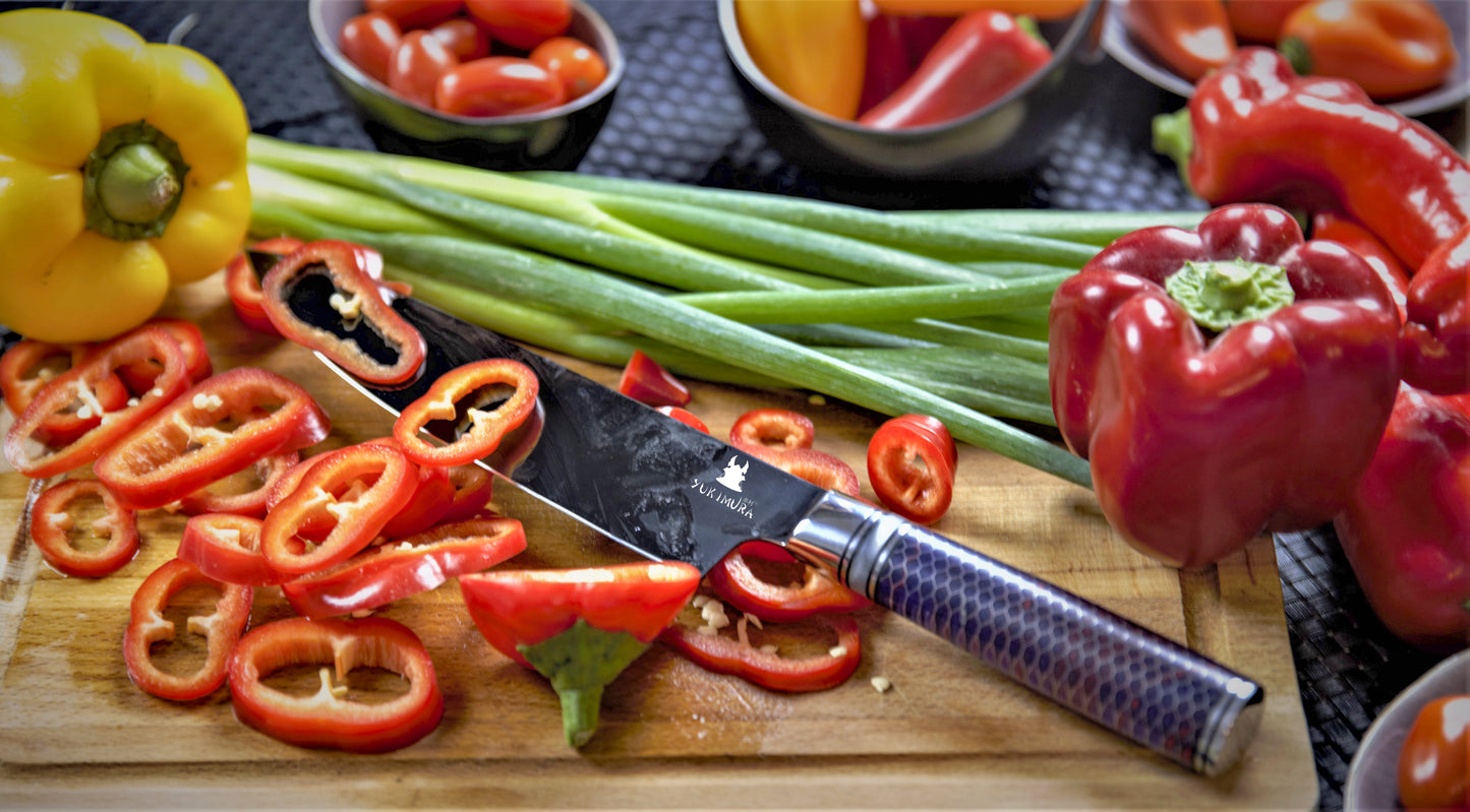 Cuchillo de chef Yukimura con revestimiento de titanio | Sternsteiger - Colección Yukimura