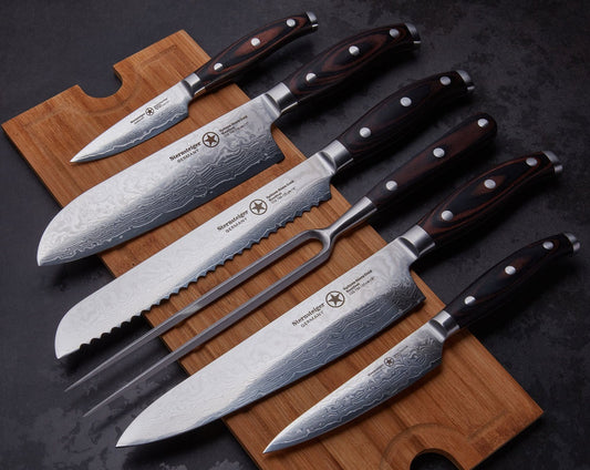 Sternsteiger | Damascus knife set of 7
