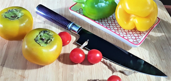 Cuchillo de chef Yukimura con revestimiento de titanio | Sternsteiger - Colección Yukimura