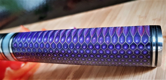Cuchillo Santoko con revestimiento de titanio | Sternsteiger - Colección Yukimura