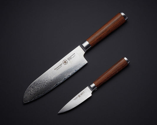 Sternsteiger | Damascus knife set of 2