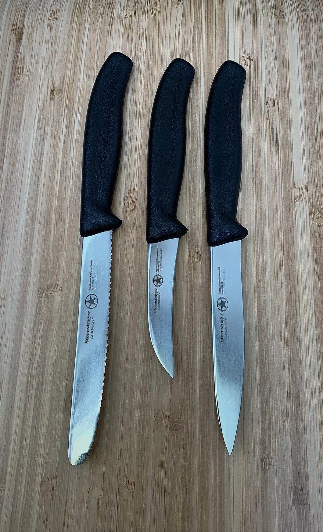 Juego de 3 cuchillos para verduras de Sternsteiger
