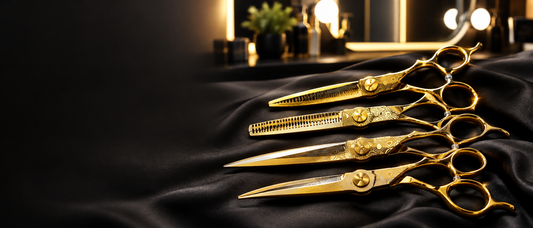 Sternsteiger Gold Blitz Hair Scissors Set 6 Inch