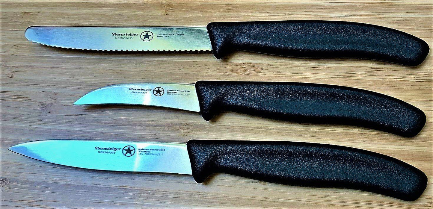 Juego de 3 cuchillos para verduras de Sternsteiger