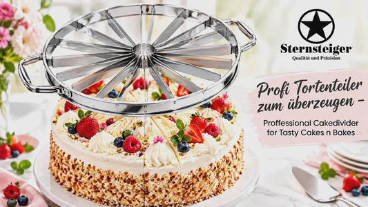 Sternsteiger Divisor de tartas profesional de doble cara en 12/16
