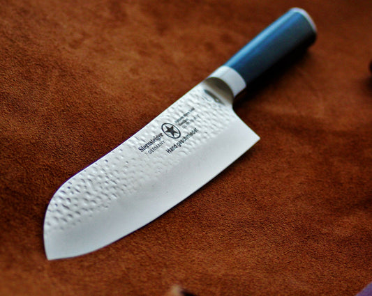 Sternsteiger hand hammered Santoku knife