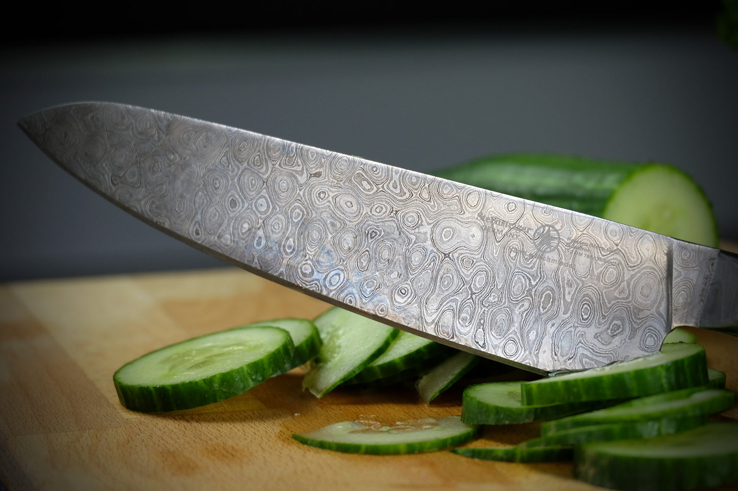 Germanicum Arminius Chef's Knife in 440 layers of damascus layers
