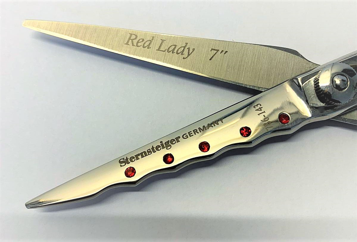 Haarschere Red Lady 7 inches