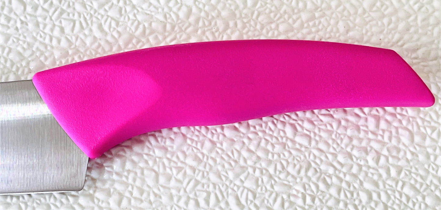 Ergo Chef's Knife in Pink handle