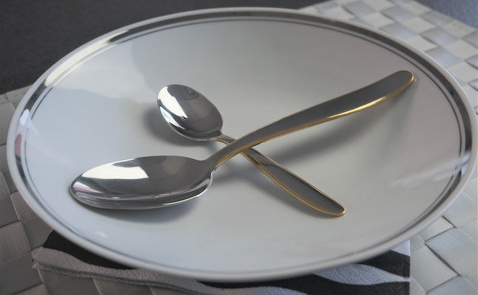 Diana Gold Tableware in Edge Plated - 30 pcs of unique Tableware